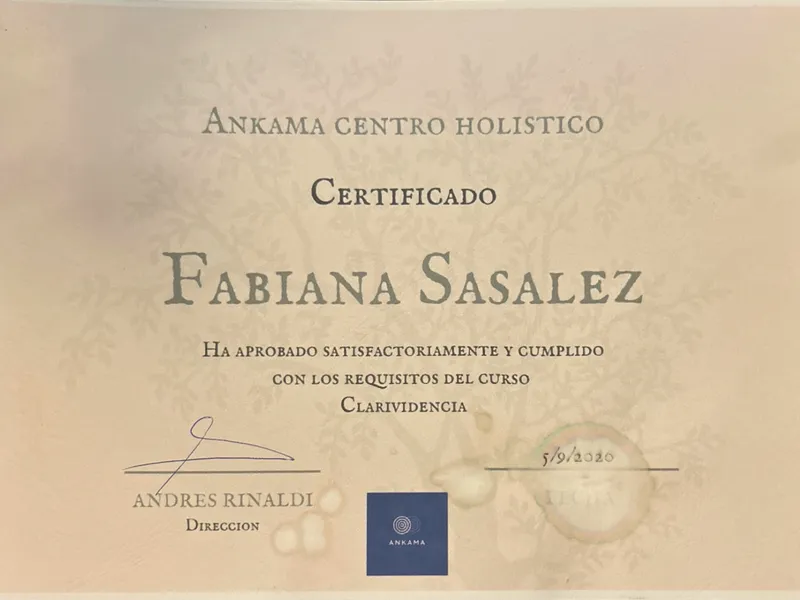 Certificado Clarividencia