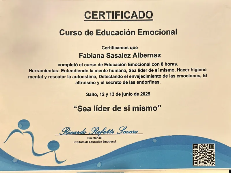 Certificado Sanación Emocional